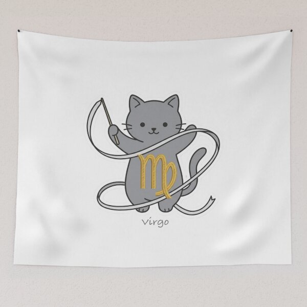 Item preview, ♍ Virgo - The Gymnast Cat designed and sold by ToieStore.