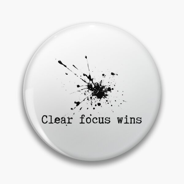 Item preview, Clear Focus Wins – Minimalist Motivation Design for Discipline, Clarity and Results designed and sold by AXIS-EQUILIBRIO.