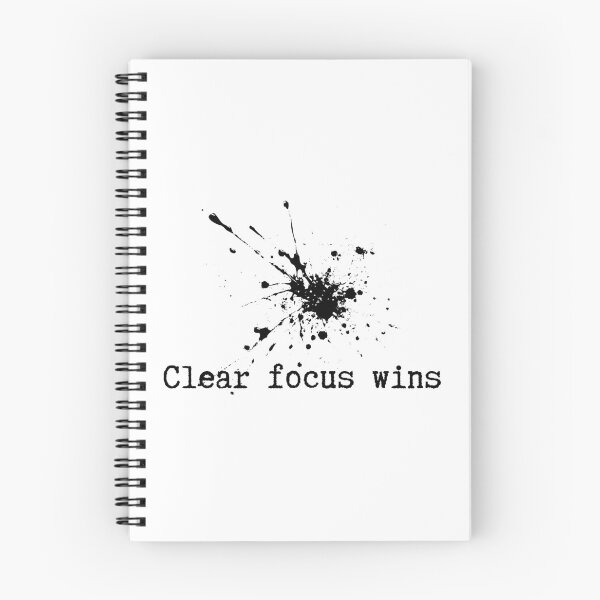 Item preview, Clear Focus Wins – Minimalist Motivation Design for Discipline, Clarity and Results designed and sold by AXIS-EQUILIBRIO.