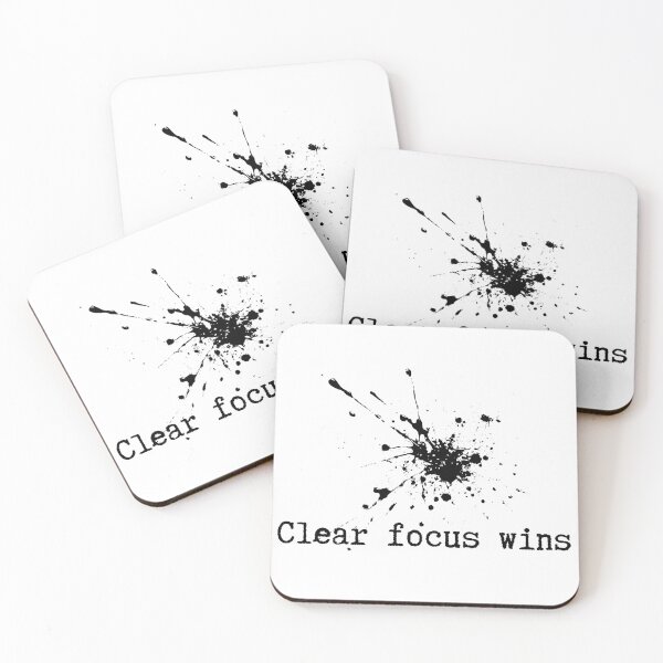 Item preview, Clear Focus Wins – Minimalist Motivation Design for Discipline, Clarity and Results designed and sold by AXIS-EQUILIBRIO.