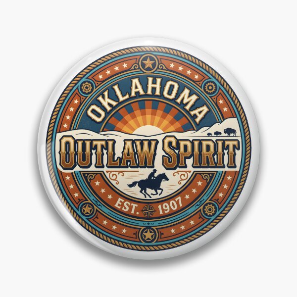 Item preview, oklahoma outlaw, outlaw art, western design, cowboy culture, vintage outlaw designed and sold by TrueArtVibes.