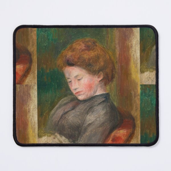 Item preview, Buste De Femme by Pierre-Auguste Renoir: Dreamy Impressionist Portrait Poster designed and sold by artofuniverse.