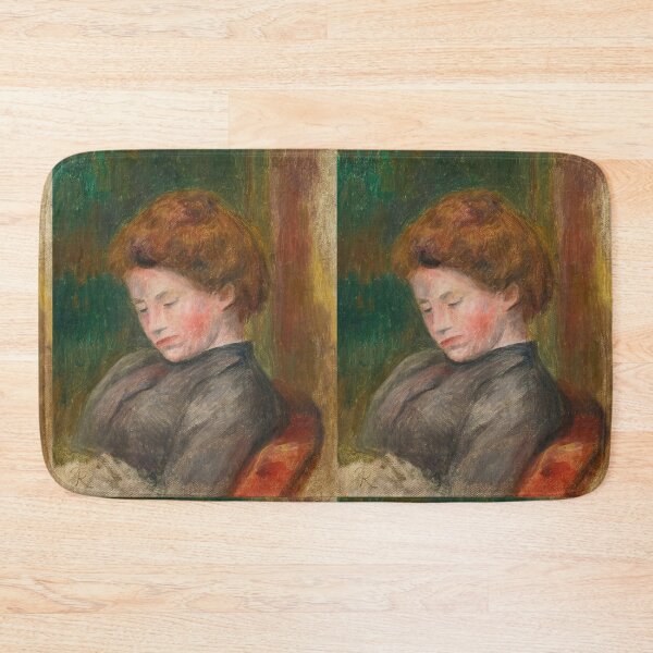 Item preview, Buste De Femme by Pierre-Auguste Renoir: Dreamy Impressionist Portrait Poster designed and sold by artofuniverse.