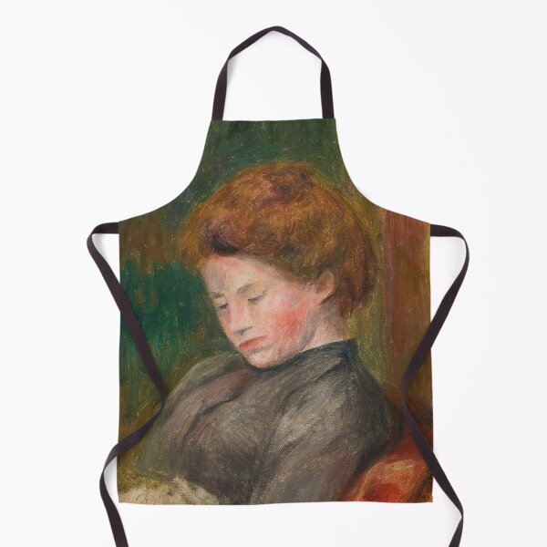 Item preview, Buste De Femme by Pierre-Auguste Renoir: Dreamy Impressionist Portrait Poster designed and sold by artofuniverse.