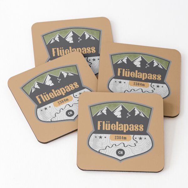 Item preview, Fluela Pass Switzerland Alpine Road Badge designed and sold by CynthiaGraphics.
