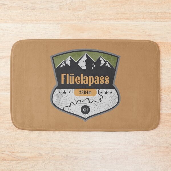 Item preview, Fluela Pass Switzerland Alpine Road Badge designed and sold by CynthiaGraphics.