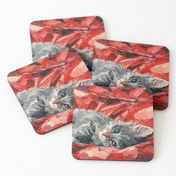 Item preview, Sleepy Grey Kitten designed and sold by caracatita75.