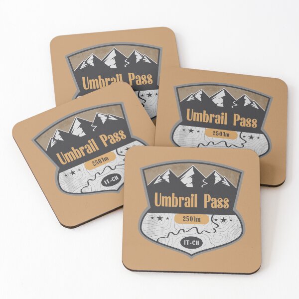 Item preview, Umbrail Pass Switzerland Italy Alpine Badge designed and sold by CynthiaGraphics.