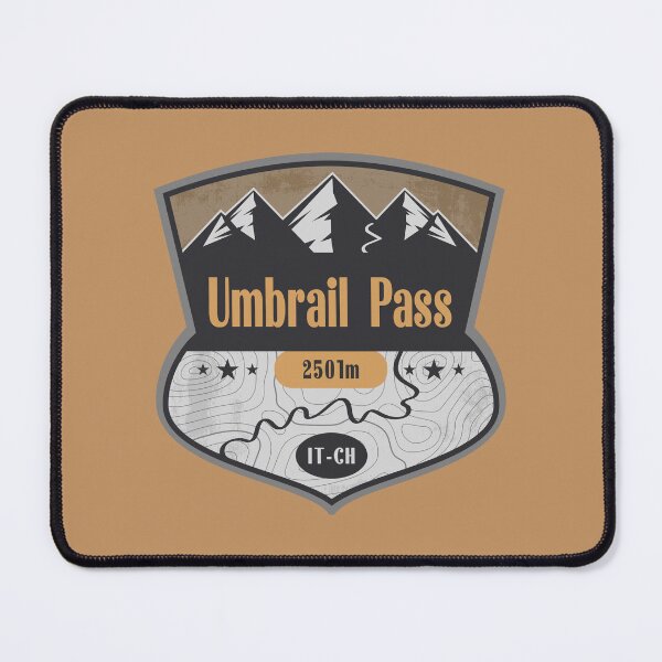 Item preview, Umbrail Pass Switzerland Italy Alpine Badge designed and sold by CynthiaGraphics.