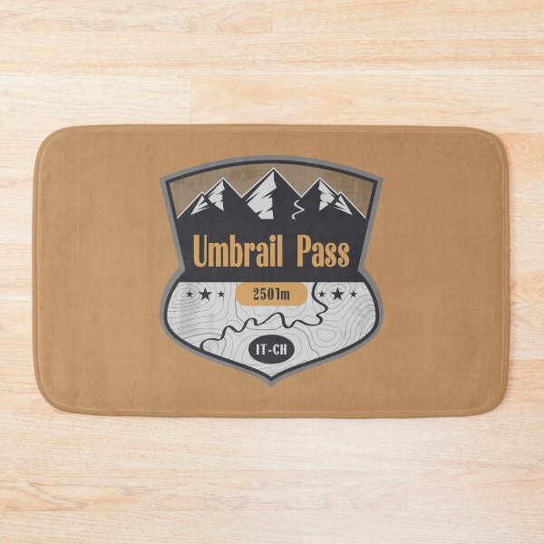 Item preview, Umbrail Pass Switzerland Italy Alpine Badge designed and sold by CynthiaGraphics.