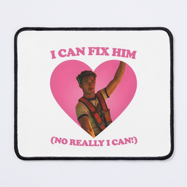 Item preview, I can fix him Ryan Gosling as Ryland Grace pink heart designed and sold by retro-and-rust.