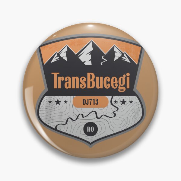 Item preview, TransBucegi Romania Scenic Road Badge designed and sold by CynthiaGraphics.