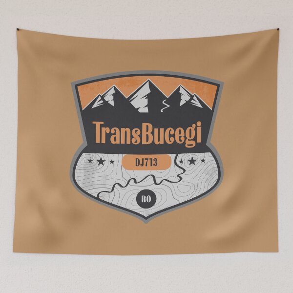 Item preview, TransBucegi Romania Scenic Road Badge designed and sold by CynthiaGraphics.