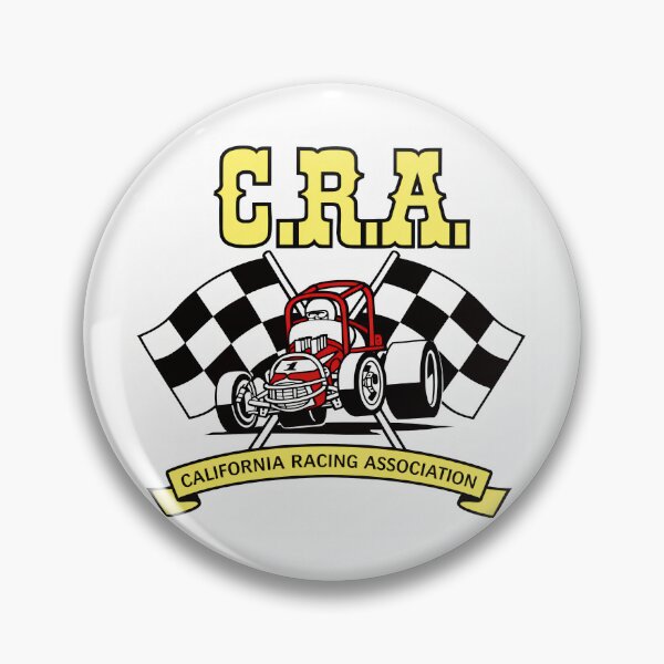 Item preview, Ascot Park C.R.A. California Racing Association Vintage Sprint Car Logo CRA designed and sold by EdGraphy.