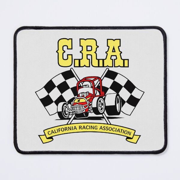 Item preview, Ascot Park C.R.A. California Racing Association Vintage Sprint Car Logo CRA designed and sold by EdGraphy.