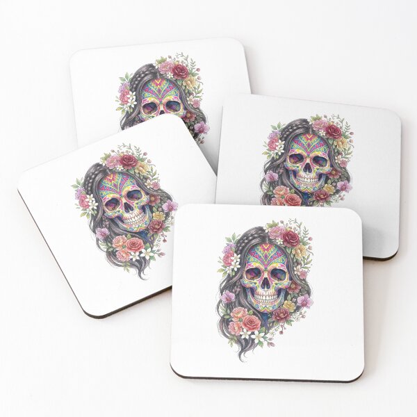Item preview, Beautiful young woman's skeletal face designed and sold by PP&RAINBOW SHOP.