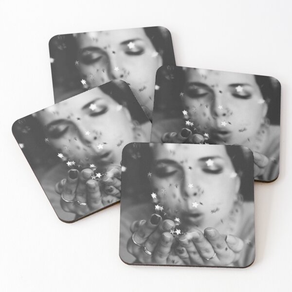 Item preview, Star shine, wishing upon a star black and white inspirational photographic art print designed and sold by Astrid Arkhangelsky.