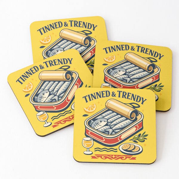 Item preview, Tinned & Trendy Sardine Lover Vintage Foodie Shirt designed and sold by entinta2.