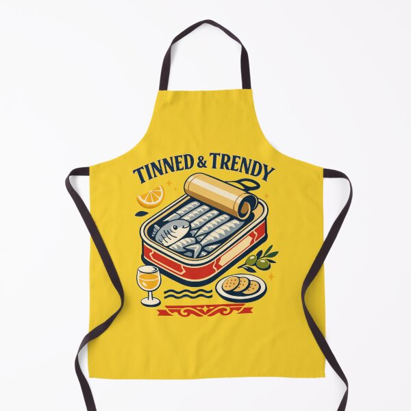 Item preview, Tinned & Trendy Sardine Lover Vintage Foodie Shirt designed and sold by entinta2.