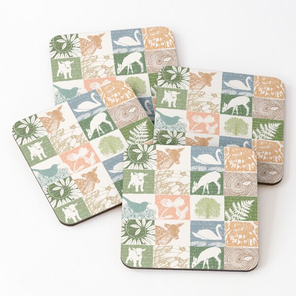 Item preview, Spring Sketch Squares designed and sold by Mayfully.