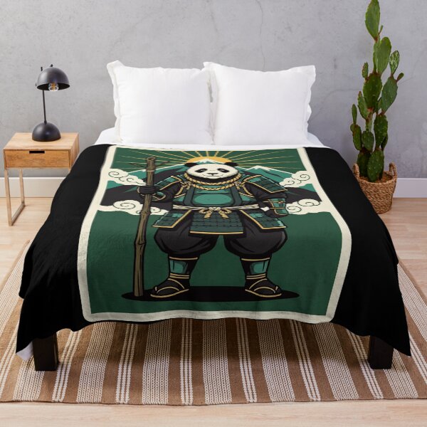 Item preview, Samurai Panda Warrior Japanese Mountain designed and sold by JordynLadukeg65.
