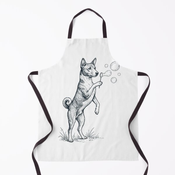 Item preview, Vintage Basenji Blowing Bubbles Dog Mom Dad Lover designed and sold by DoodleTortle.