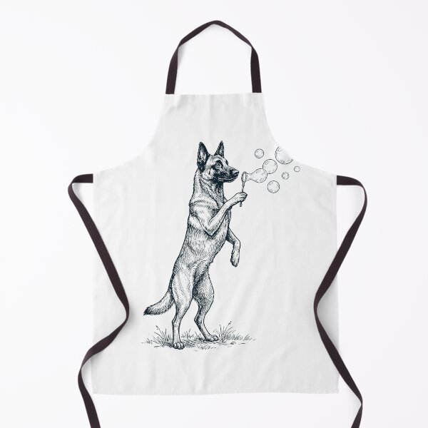 Item preview, Vintage Belgian Malinois Blowing Bubbles Dog Mom Dad Lover designed and sold by DoodleTortle.