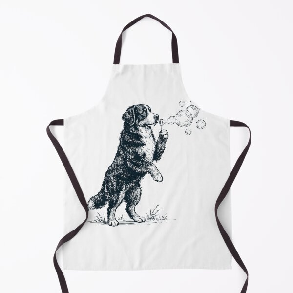 Item preview, Vintage Bernese Mountain Dog Blowing Bubbles Dog Mom Dad Lover designed and sold by DoodleTortle.