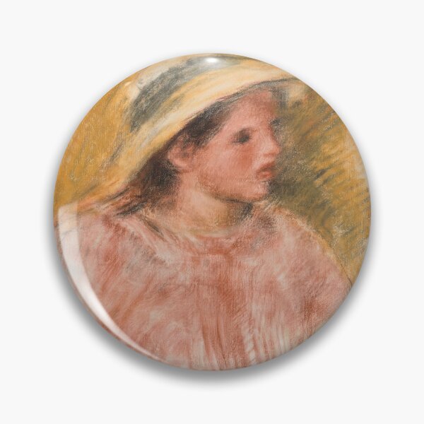 Item preview, Buste De Femme Avec Chapeau by Pierre-Auguste Renoir: Impressionist Portrait Poster designed and sold by artofuniverse.