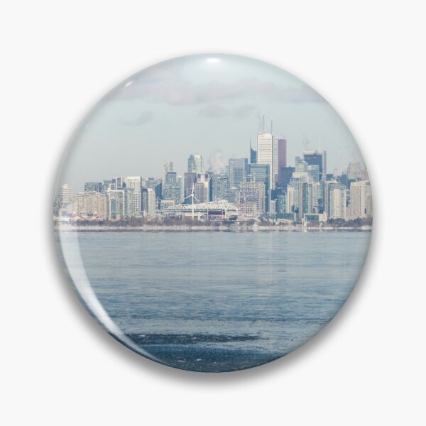 Item preview, Blue Ice Toronto Skyline in Winter designed and sold by Georgia Mizuleva.
