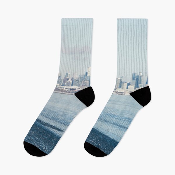 Item preview, Blue Ice Toronto Skyline in Winter designed and sold by Georgia Mizuleva.