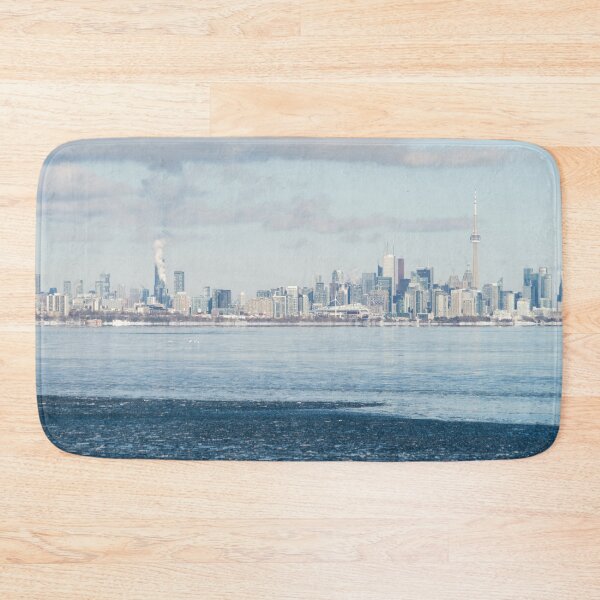 Item preview, Blue Ice Toronto Skyline in Winter designed and sold by Georgia Mizuleva.