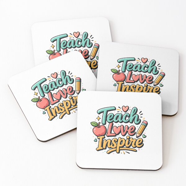 Item preview, Teach Love Inspire Retro Teacher Appreciation designed and sold by Combat Skies.
