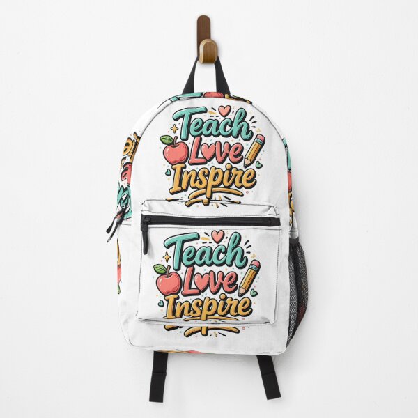 Item preview, Teach Love Inspire Retro Teacher Appreciation designed and sold by Combat Skies.
