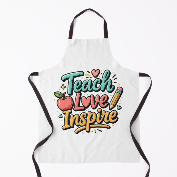 Item preview, Teach Love Inspire Retro Teacher Appreciation designed and sold by IRON WINGS /USAF.