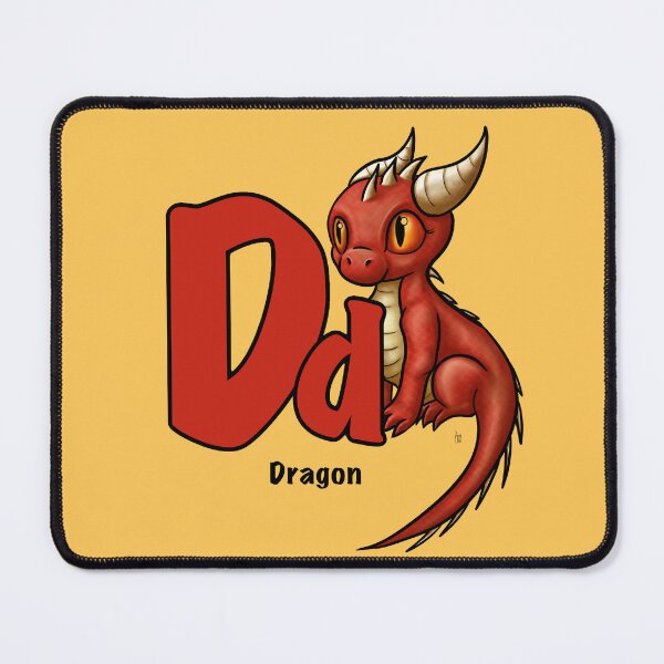 Item preview, D is for Dragon – D&D Alphabet designed and sold by AnneOther.