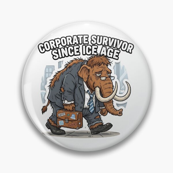 Item preview, Woolly Mammoth - Corporate Survivor Since Ice Age Business Suit  designed and sold by WowDezign.