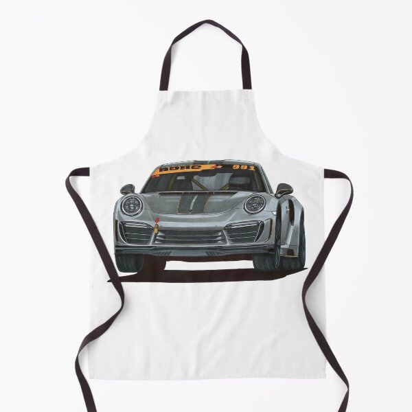 Item preview, Exclusive drawing legendary germany gray sport cars 911 Turbo S Coupe Type 992 with flat engine designed and sold by Cars23.