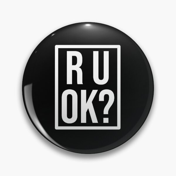 Item preview, Framed R U OK? Bebas Neue Minimalist Mental Health Awareness designed and sold by Vision Crafted.