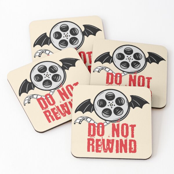 Item preview, Do Not Rewind – Horror Movie Reel Design designed and sold by homework store.