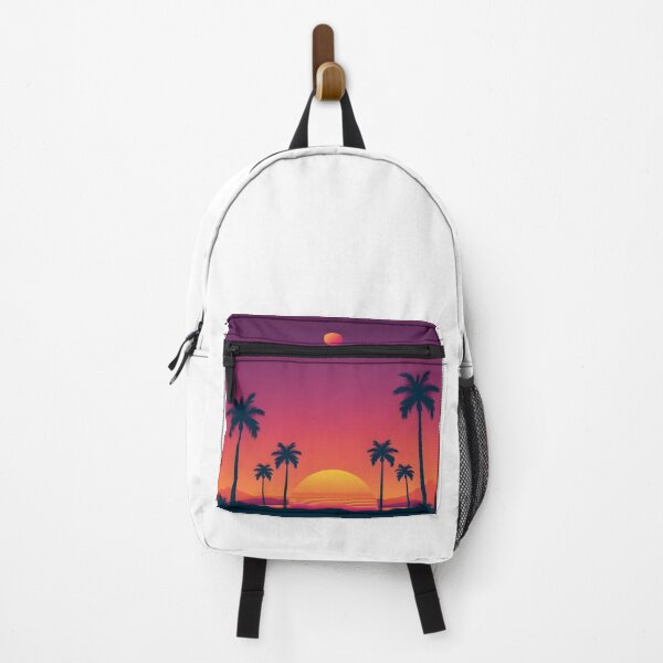 Item preview, Retro Sunset Palm Trees 80s Vintage Aesthetic - 14 designed and sold by RELAX STATION.