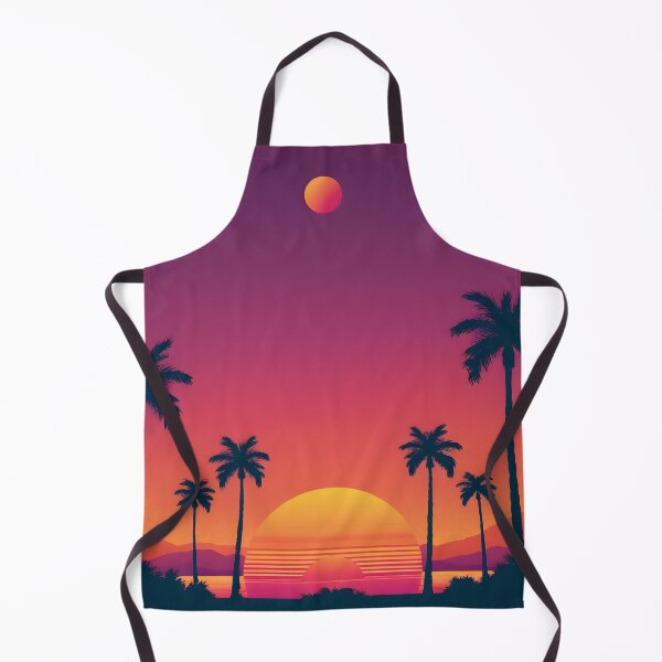 Item preview, Retro Sunset Palm Trees 80s Vintage Aesthetic - 14 designed and sold by RELAX STATION.