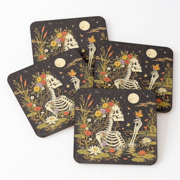 Item preview, Skeleton in Moonlit Pond designed and sold by sierranovax.