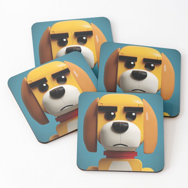 Item preview, Expressive Blocky beagle Figurine designed and sold by lautir.
