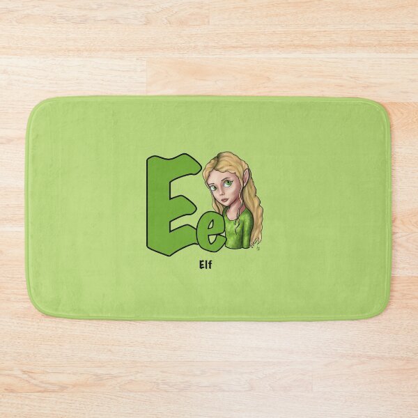 Item preview, E is for Elf – D&D Alphabet designed and sold by AnneOther.