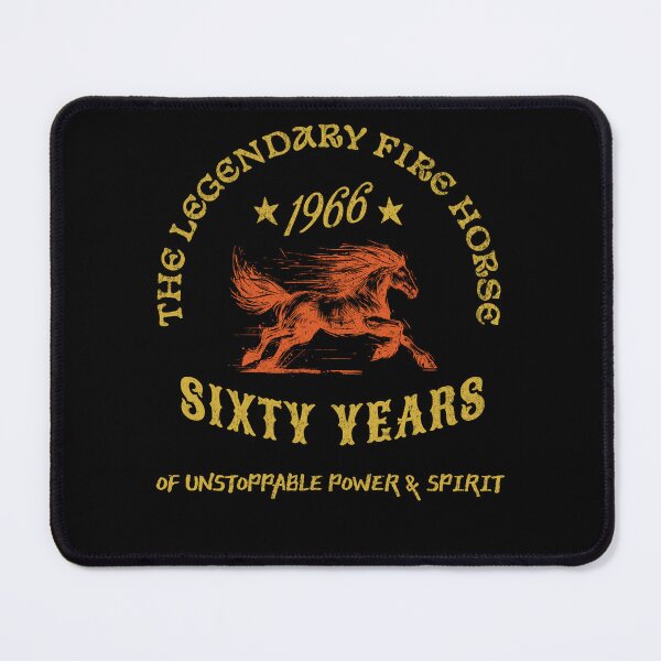 Item preview, 1966 Fire Horse 60th Birthday Legendary Power designed and sold by aga4kids.
