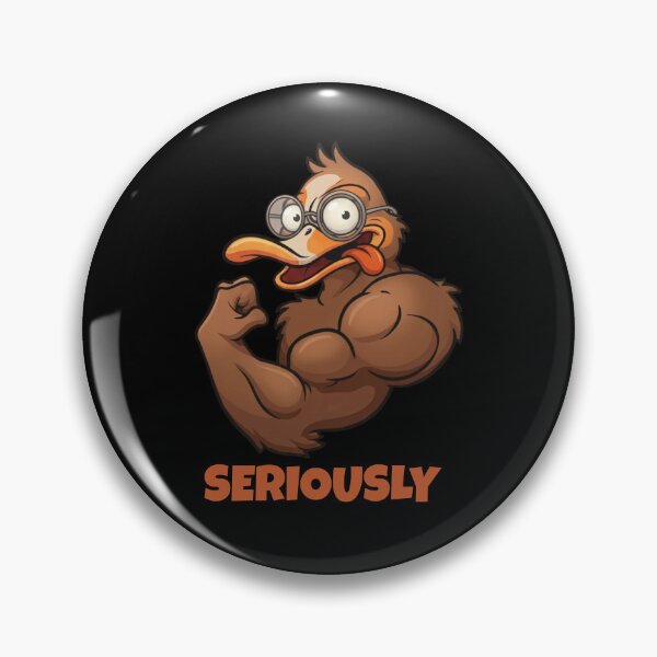 Item preview, Buff Duck Seriously Face - Funny Sarcastic Muscle Duck designed and sold by M.Store.