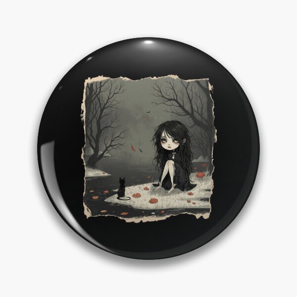 Artikelvorschau, Goth-Mädchen am See entworfen und verkauft von Tragedyshop.