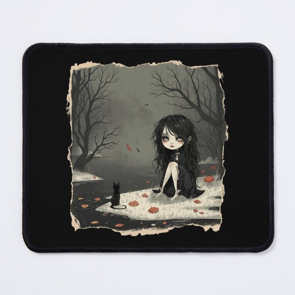 Item preview, Goth girl by the lake designed and sold by Tragedyshop.