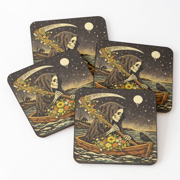 Item preview, Grim Reaper In Boat designed and sold by sierranovax.